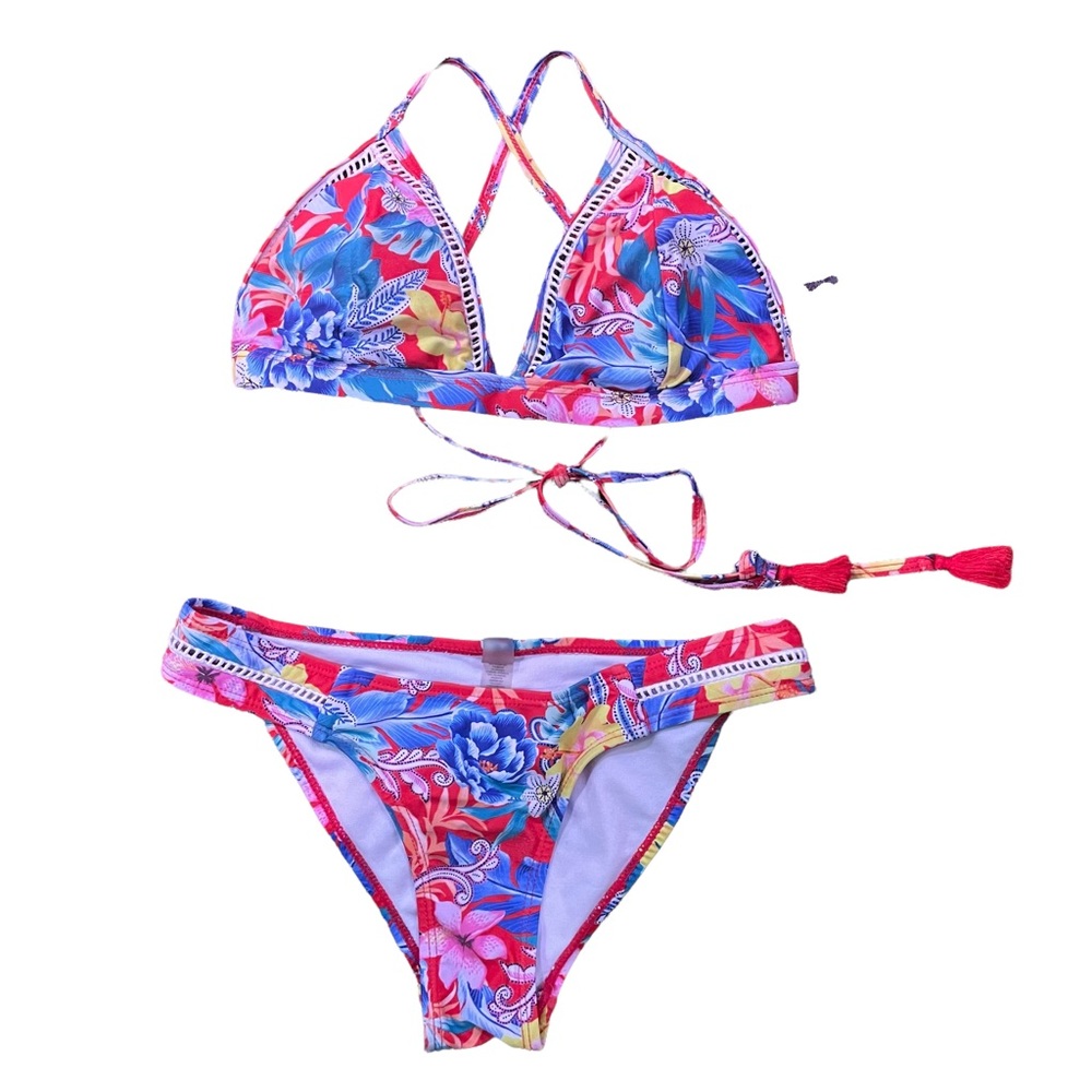 Quintsoul Bikini Village 2-Piece Set Women’s Top Size S/Bottom Size XS
